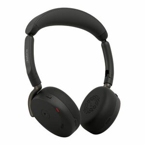 Jabra Evolve3 65 Flex Wired/Wireless On-ear, Over-the-head Stereo Headset - Black - Binaural - Supra-aural - 3000 cm - Blu