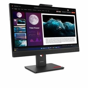 ThinkCentre Tiny-In-One 27 Gen 6 27-inch QHD IPS monitor with 5MP+IR camera mic 3W speakers USB-B HDMI DP ergonomic stand 