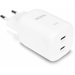 Dicota 100 W AC Adapter - Universal Adapter - 2 USB Type-C - For Notebook, Tablet PC, Smartphone, Universal - Europe - 1.5