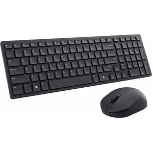 Dell KM555 Keyboard & Mouse - English (US) - USB Type A Plunger Wireless Bluetooth/RF 5.1 2.40 GHz Keyboard - Keyboard/Key