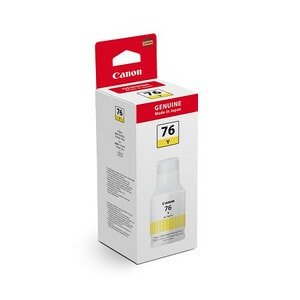 Canon GI-76Y Refill Ink Bottle - Yellow - Inkjet - 135 mL