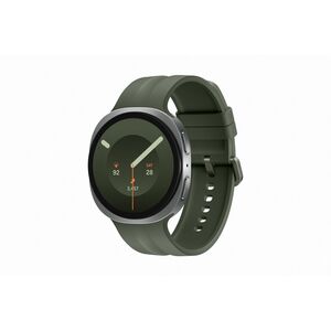 Samsung Galaxy Watch9 SM-L350 Smart Watch - 46 mm Case Height - 43.70 mm Case Width - Silver Body Color - Olive Band Color