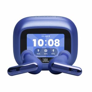 JBL Live Beam 4 True Wireless Earbud Stereo Earset - Blue - Binaural - In-ear - Bluetooth - 16 Ohm - 20 Hz to 40 kHz - Noi