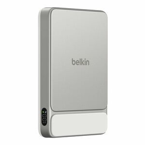 Belkin UltraCharge Power Bank - Sand - For Qi2-enabled Device, Smartphone, iPhone - 1 x Type-C 30W - 10000 mAh - 30 W - US