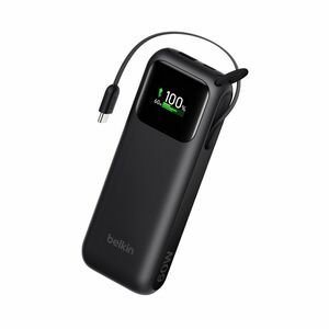 Belkin UltraCharge Power Bank - Black - For AirPod, AirPods Pro, iPad Air, iPad Pro, iPhone, MacBook Pro - 11000 mAh - 60 