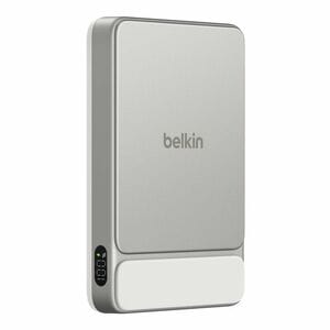 Belkin UltraCharge Stromspeicher - Sand - für Qi2-fähiges Gerät, Smartphone, iPhone, Kabellose Ohrhörer, Universal - 1 x T