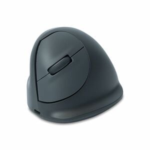 R-Go HE Basic Vertical Mouse Maus - Bluetooth - USB-Typ C - Optisch - 3 Taste(n) - Grau - Mac, Windows - Kabel/Drahtlos - 