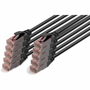 Digitus 2 m Category 6e Network Cable - 10 Piece - Cable for Network Device - First End: 1x RJ-45 Network - Male - Second 