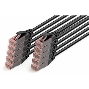 Digitus 10 m Kategorie 6e Netzwerkkabel - 10 Stück - Cable for Netzwerkgerät - Patchkabel - Unshielded Twisted Pair (UTP) 