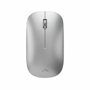 Alogic Hush Reise Maus - Bluetooth/Radio-Frequenz - USB Typ-A - Silber - PC, Mac - Kabellos - 10 m - 2,40 GHz - wiederaufl