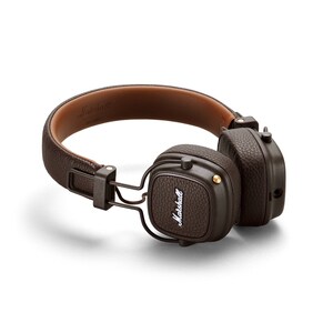 Marshall Major III Com fios/sem fios Na orelha, Headset Estéreo Fone de ouvido - Castanho - Binaural - Circum-auditivo - 1