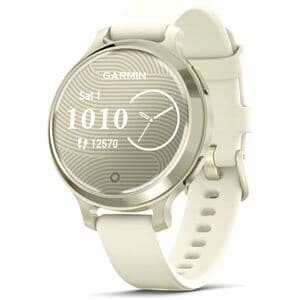 Garmin Lily 2 Active Smart Watch - 38 mm Case Height - 38 mm Case Width - Lunar Gold Case Color - Gold Band Color - Anodiz
