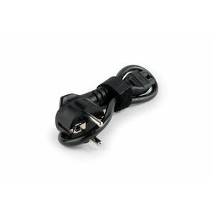 Barco Cabo de alimentação padrão - 50 cm - Reino Unido - IEC 60320 C5 - Preto