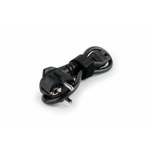 Barco Cabo de alimentação padrão - 50 cm - Suíça - Preto - Conector de ângulo direito - 1 Pedaço