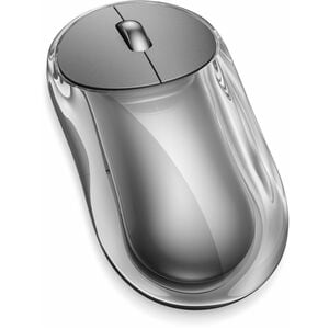 Lenovo 8000 Full-size Maus - Bluetooth/Radio-Frequenz - USB Typ-A - Infrarot - 5 Taste(n) - Grau - 1 Box - PC, Mac - Kabel