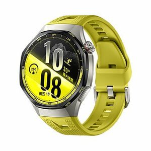 Huawei WATCH GT 7 Pro Smart Watch - Yellow Band Color - Titanium Alloy Case Material - Fluoroelastomer Band Material - Acc