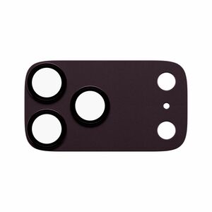 PanzerGlass Fender Camera Lens Protector - Dark Cherry - Glass, Aluminium