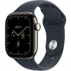 Apple Watch Series 12 Smartwatch - 42 mm Case Height - 37 mm Case Width - Natürlich Tasche, Farbe - Blau Band Color - Tita