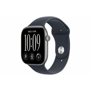 Apple Watch Series 12 Smartwatch - 46 mm Case Height - 40 mm Case Width - Grau Tasche, Farbe - Blau Band Color - Aluminium