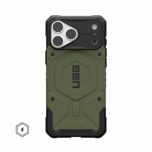 Urban Armor Gear Pathfinder Case for Apple iPhone 18 Pro Max Smartphone - Hex Pattern - Olive Drab - Impact Absorbing, Imp