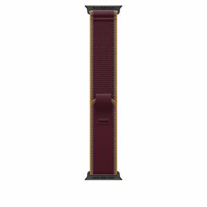 49mm Burgundy Trail Loop - M/L - Black Titanium Finish
