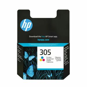HP 305 Original Standard Yield Inkjet Ink Cartridge - Tri-colour Pack - 100 pages