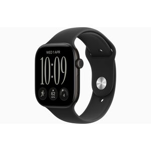 Apple Watch Series 12 GPS + Cellular 46mm Black Aluminium Case with Black Sport Band - S/M