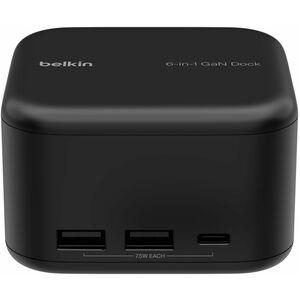 Belkin Connect USB Type C Docking Station for Monitor - Charging Capability - 130 W Power Supply - Portable - 1 Displays S