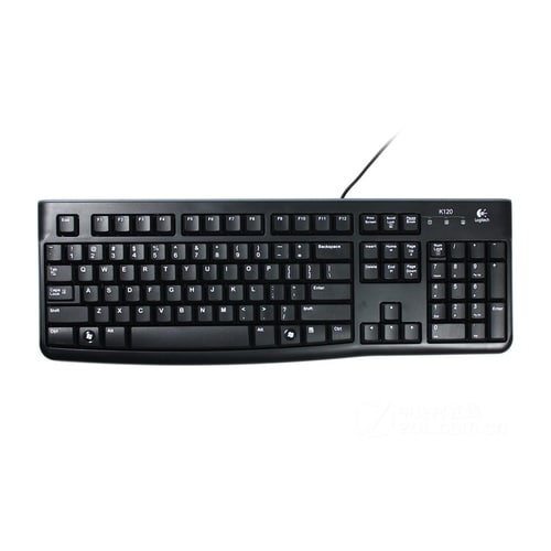 Logitech K120 Keyboard - Cable Connectivity - USB Interface - Hungarian - QWERTZ Layout - Black