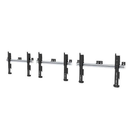 SMS PW010001 Wall Mount for Flat Panel Display - Black - 94 cm to 165.1 cm (65") Screen Support - 100 kg Load Capacity - V