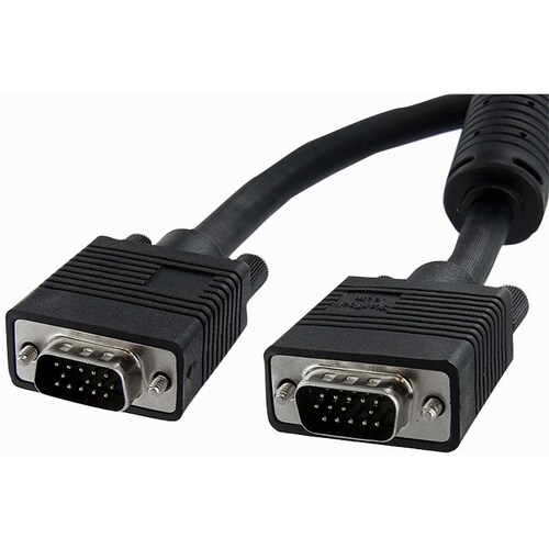 StarTech.com 15m Coax High Resolution Monitor VGA Cable - HD15 M/M - Cable for Monitor, Projector - First End: 1 x 15-pin 