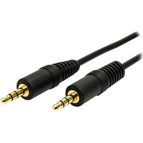 StarTech.com 91cm (3 ft.) / 91cm Slim 3.5mm Stereo Audio Cable - M/M - Cable for Audio Device, iPod, iPhone - First End: 1