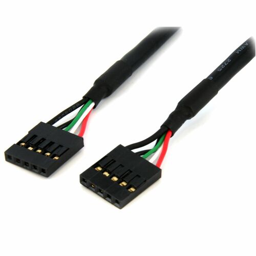 StarTech.com 45 cm internes 5pin USB IDC Mainboard Header Kabel - Buchse/Buchse - Schwarz
