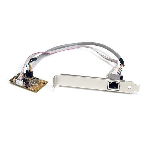 StarTech.com Mini PCI Express Gigabit Ethernet Netzwerkkarte - mini PCIe NIC Lan Adapter Karte - Mini PCI Express - Realte