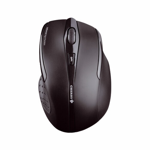 Souris CHERRY MW 3000 - Fréquence radio - USB - Infrarouge - 5 Bouton(s) - Noir - 1 - Sans fil - 5 m - 2,40 GHz - 1750 dpi