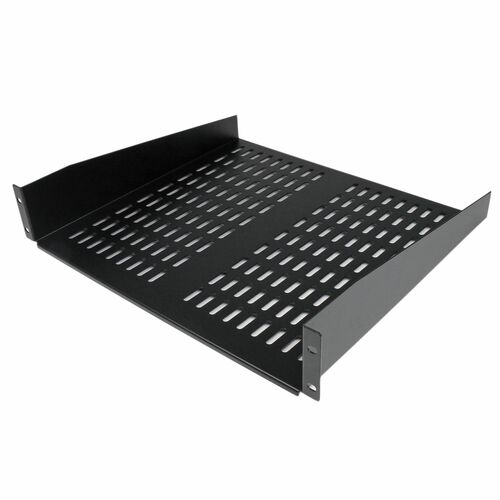 StarTech.com 2U 16in Universal Vented Rack Mount Cantilever Shelf - Fixed Server Rack Cabinet Shelf - 50lbs / 22kg - 16in 