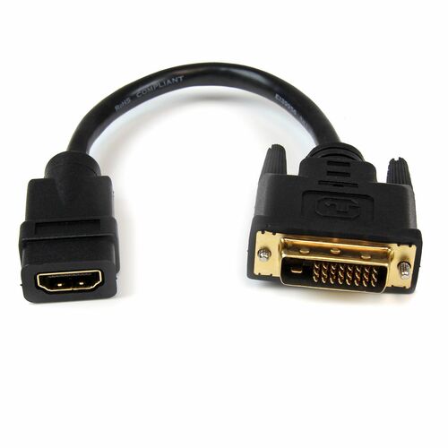 ADAPTADOR DE VIDEO HDMI HEMBRA A DVI-D MACHO