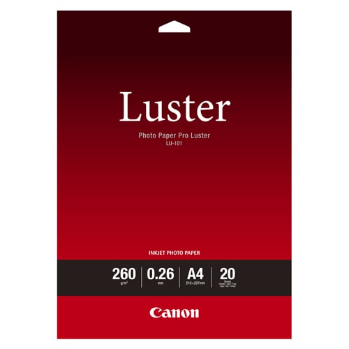 LU-101 A3+ 20 SHEETS LUSTER PAPER