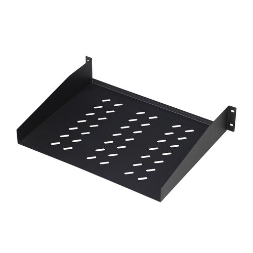 Digitus Fachboden zum Festeinbau in 483 mm (19")-Schränke. Produktfarbe: Schwarz