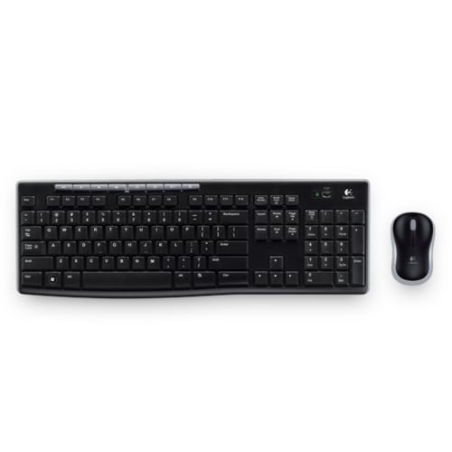 Logitech Wireless Combo MK270 Keyboard & Mouse - Danish, Finnish, Swedish, Norwegian - 1 - USB Wireless RF 2.40 GHz Keyboa