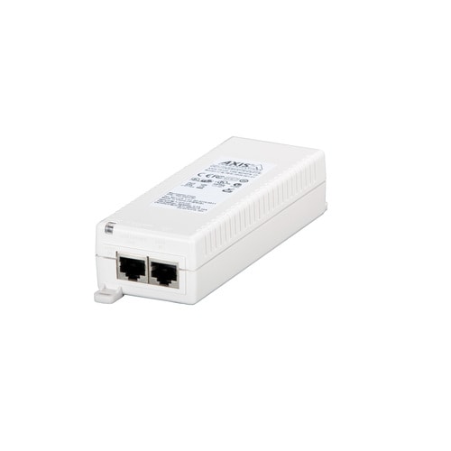 Injecteur POE AXIS T8120 - 110 V AC, 220 V AC Entrée - 48 V DC Sortie - 1 x 10/100/1000Base-T Port(s) de sortie - 15 W
