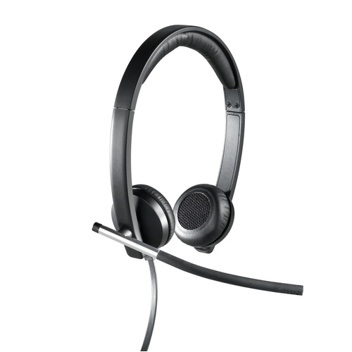 Logitech H650e Kabel Kopfbügel Headset - Binaural - Ohraufliegend - 50 Hz bis 10 kHz Frequenzgang - Geräuschunterdrückung 