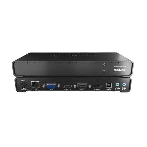 Matrox Maevex 5150 Video Encoder - Rack-mountable - Functions: Video Encoding, Audio Encoder, Video Game Recording - RJ-45