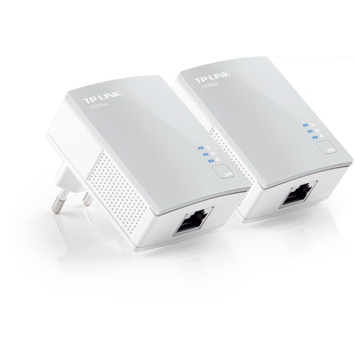 TP-Link TL-PA4010 KIT Powerline Network Adapter - 1 x Network (RJ-45) - 600 Mbit/s Powerline - 300 m Distance Supported - 