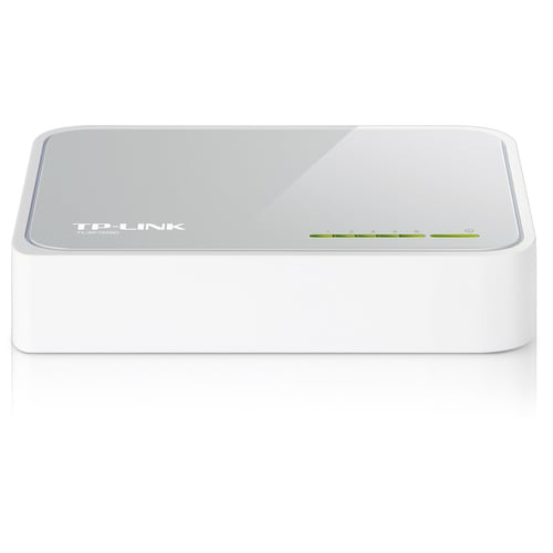 TP-Link TL-SF1005D 5 Ports Ethernet Switch - Fast Ethernet - 10/100Base-TX - 2 Layer Supported - Twisted Pair - Desktop
