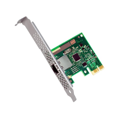Intel I210 I210T1 Gigabit Ethernet Card for Server - 10/100/1000Base-T - Plug-in Card - PCI Express 2.0 - Full-height/Low-