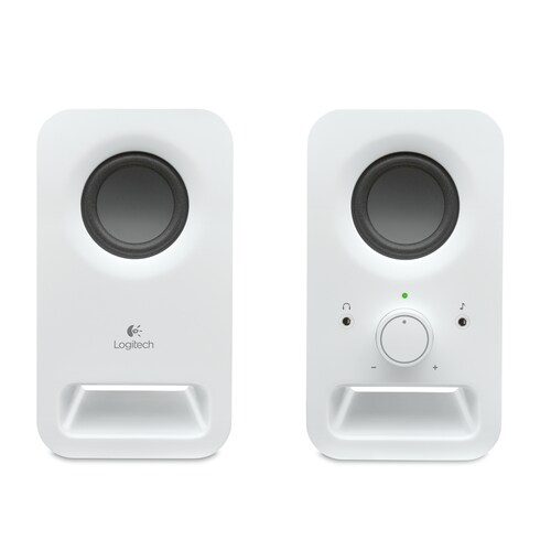 Logitech Z150 2.0 Speaker System - Snow White - Headphone - 2