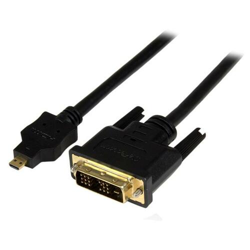 StarTech.com 2m Micro HDMI® auf DVI Kabel - St/St - Cable for Audio-/Video-Gerät, Projektor, Notebook, Tablet-PC, Kamera, 