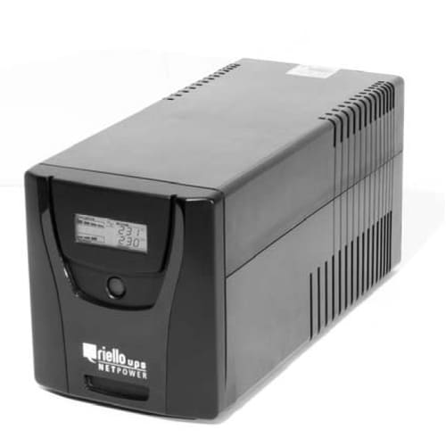Riello NetPower NPW 1000 Line-interactive UPS - 1 kVA/600 W - Tower - 4 Hour Recharge - 230 V AC Input - 230 V AC Output -