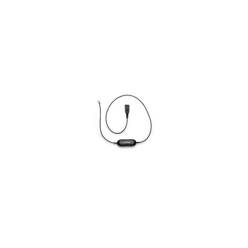 Jabra 80 cm Quick Disconnect/RJ-9 Phone Cable for Headset, Phone - First End: 1 x RJ-9 Phone - Male - Second End: 1 x Quic